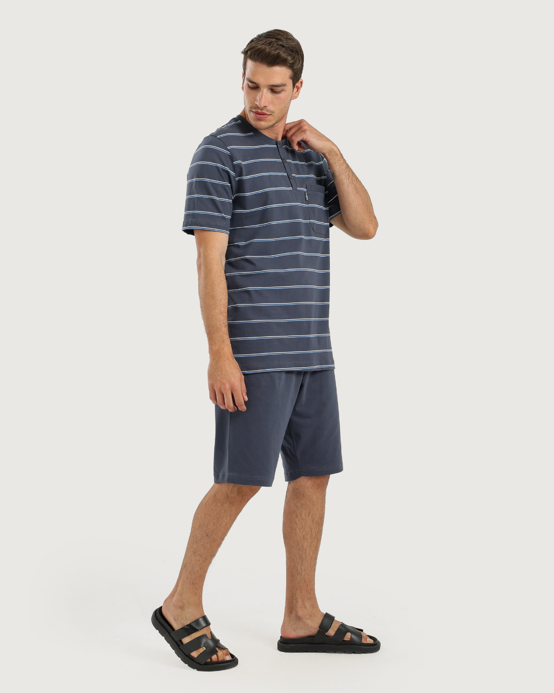 Men's Pajamas Half Sleeves with Pants