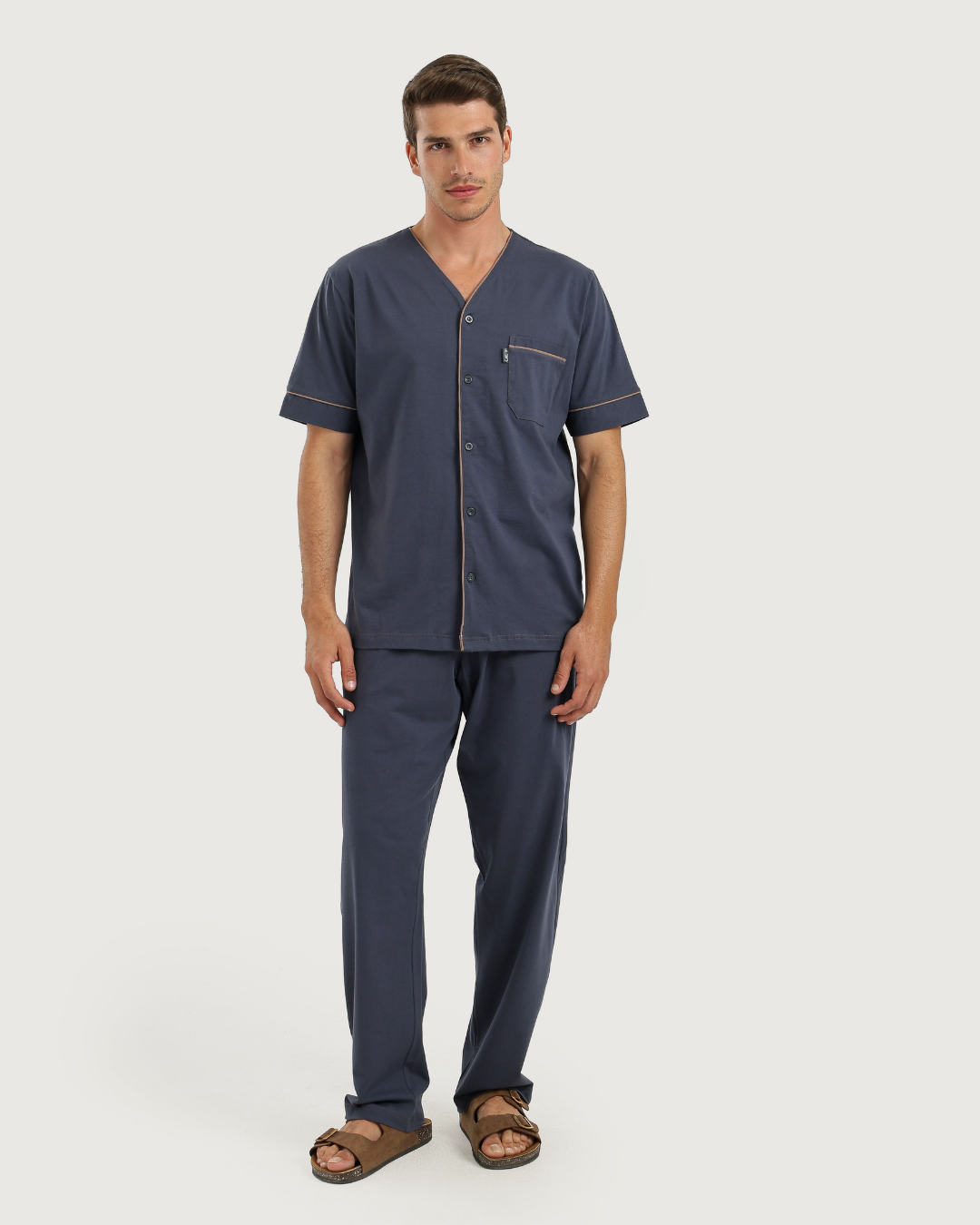 Men's Pajamas Half Sleeves with Pants