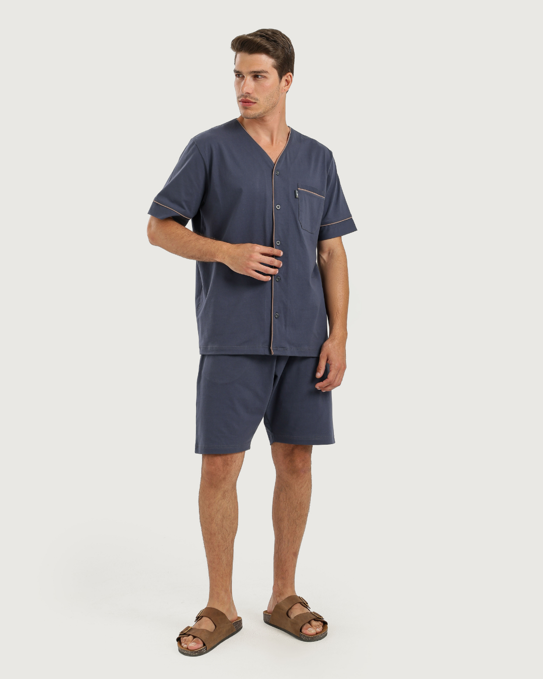 Men's Pajamas Half Sleeves with Shorts