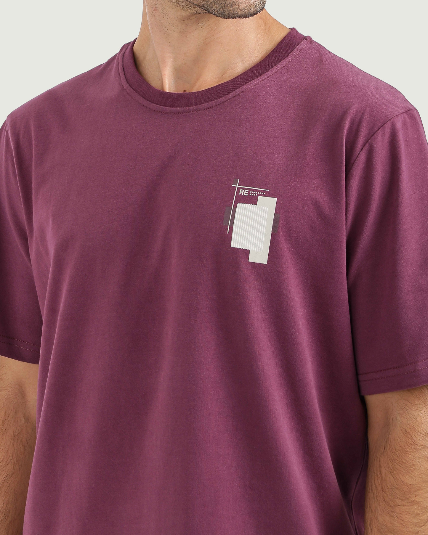 بيجاما رجالي راقية باللون النبيذي