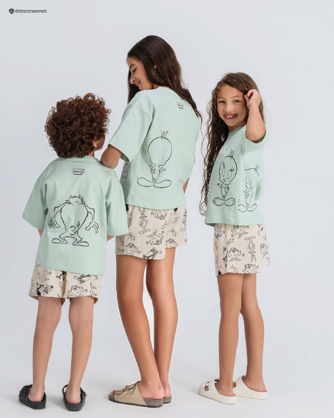 Looney Tunes That's All Folks Girls Pajama