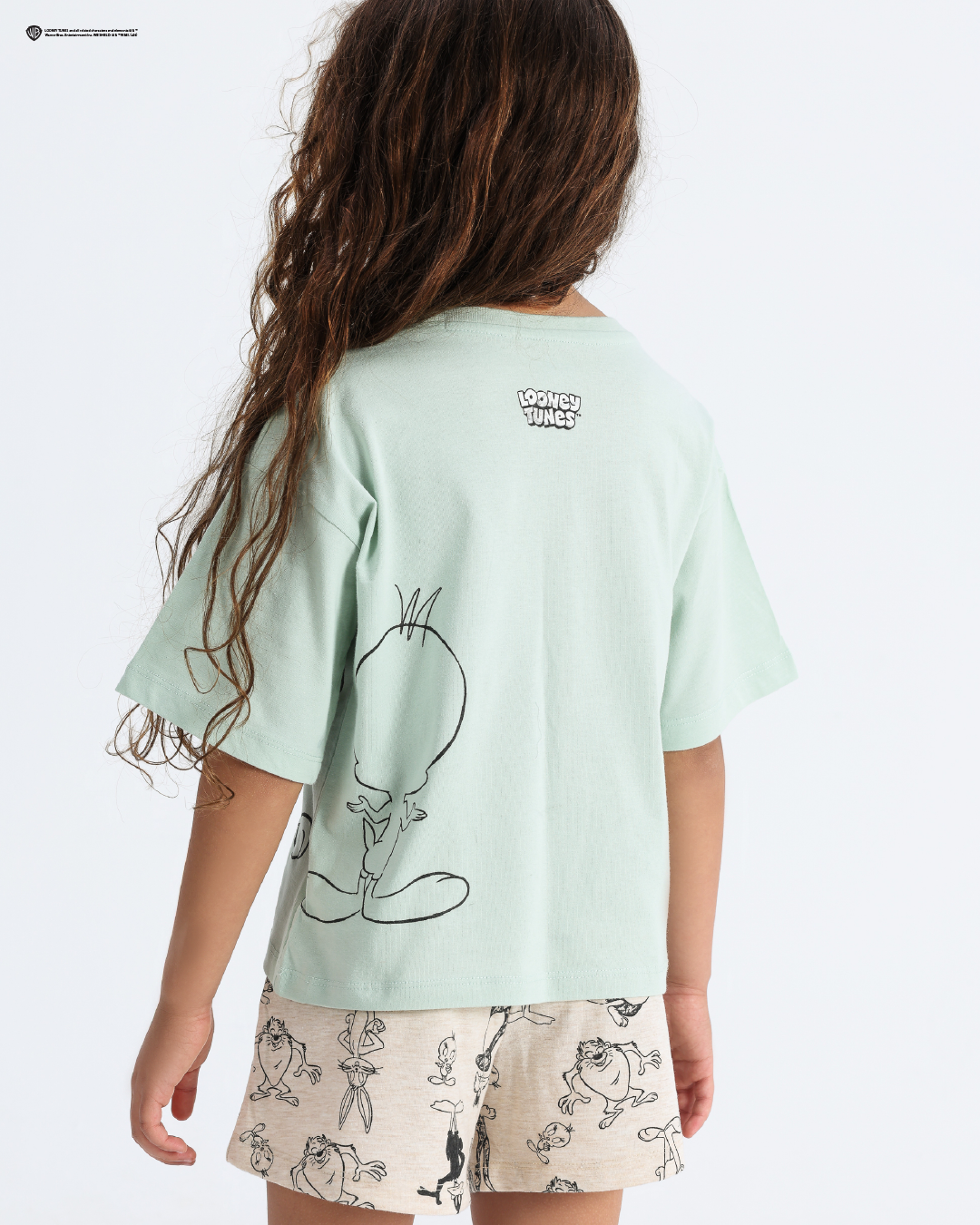 Looney Tunes That's All Folks Girls Pajama