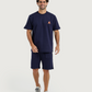 Men's Waffle Pajamas in Dark Colors