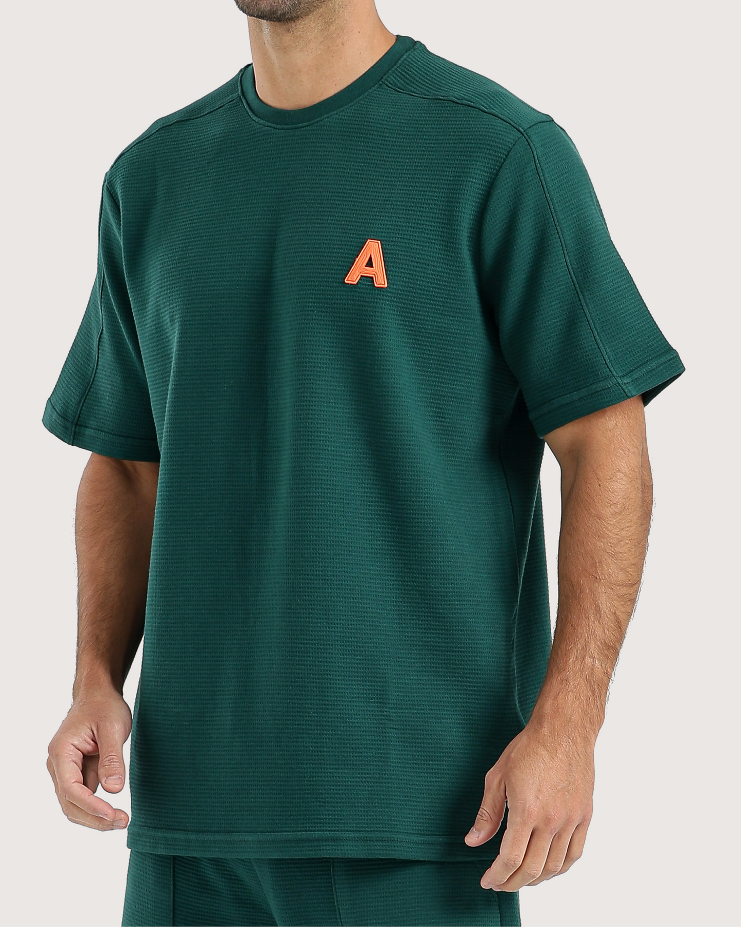 Men's Waffle Pajamas in Dark Colors