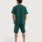 Men's Waffle Pajamas in Dark Colors