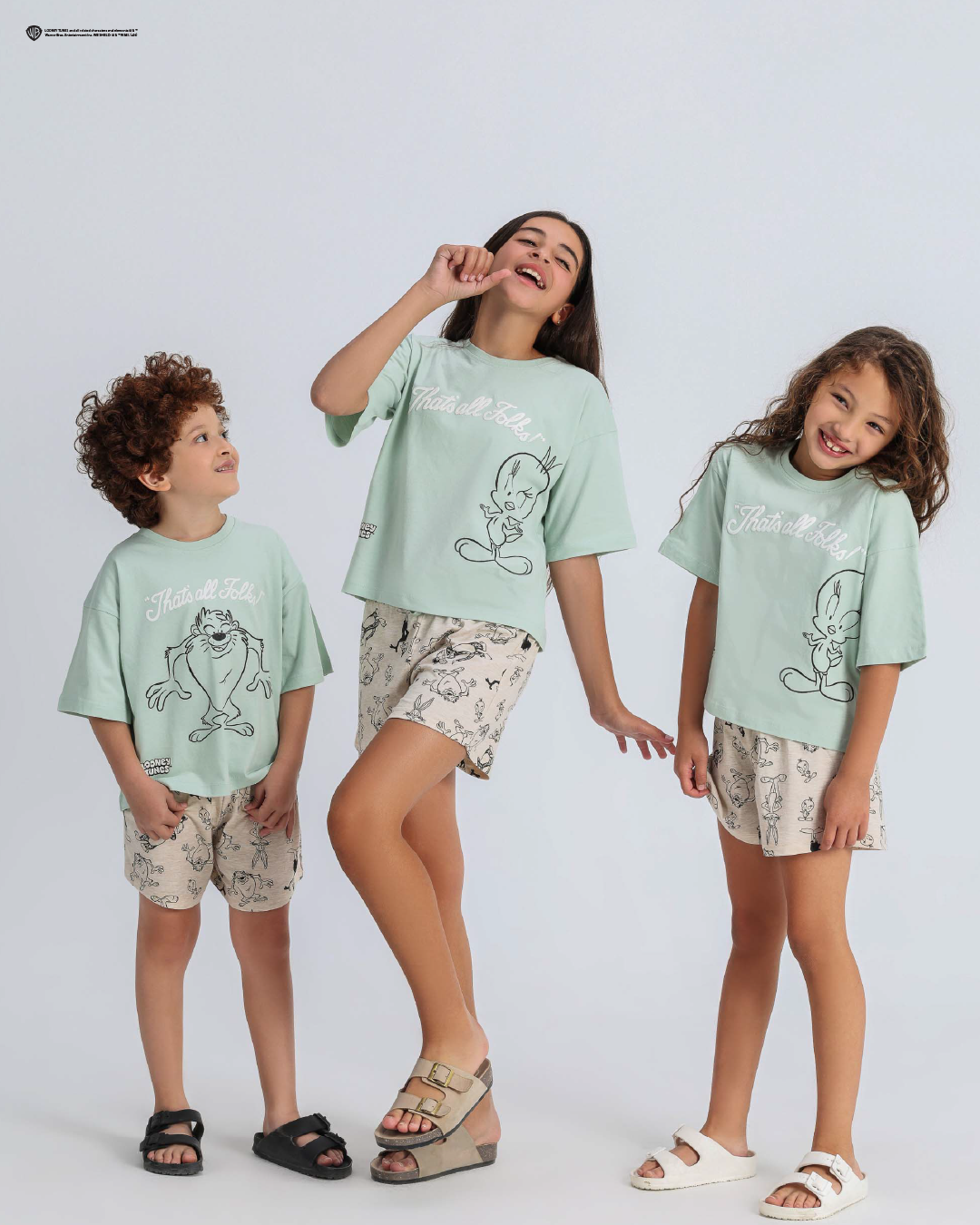Looney Tunes That's All Folks Boys Pajama