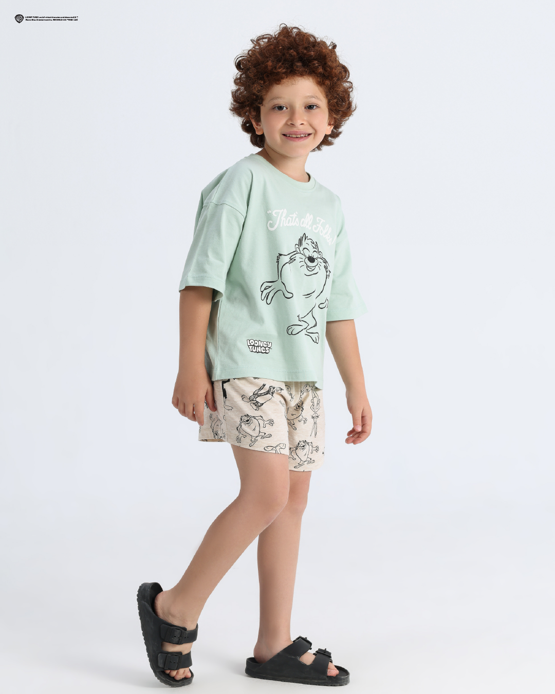 Looney Tunes That's All Folks Boys Pajama