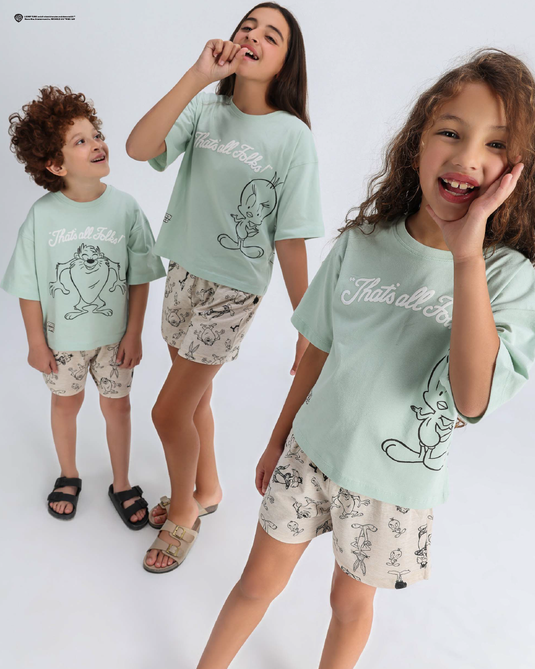Looney Tunes That's All Folks Boys Pajama