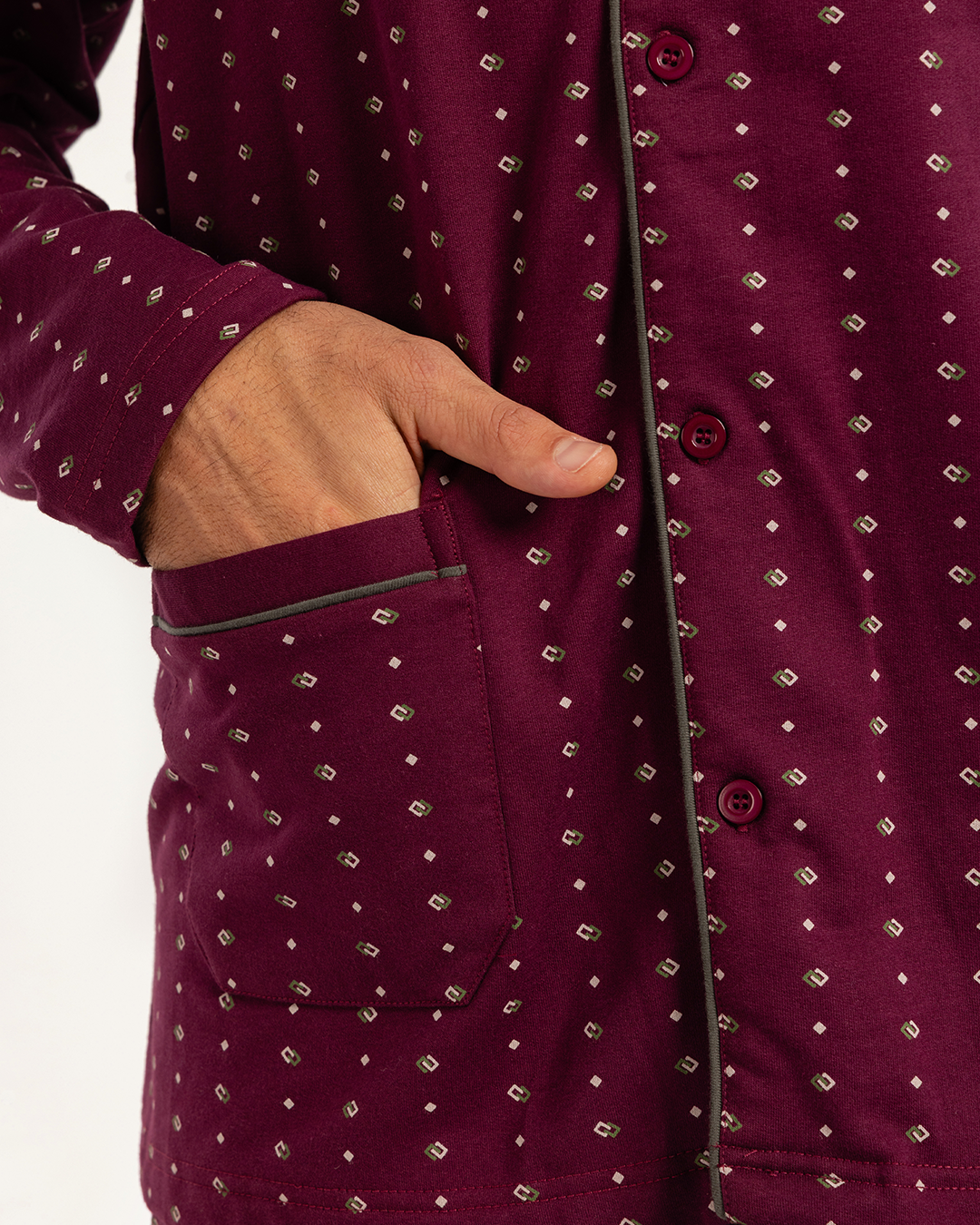 بيجاما رجالى ميلتون زراير بنطلون