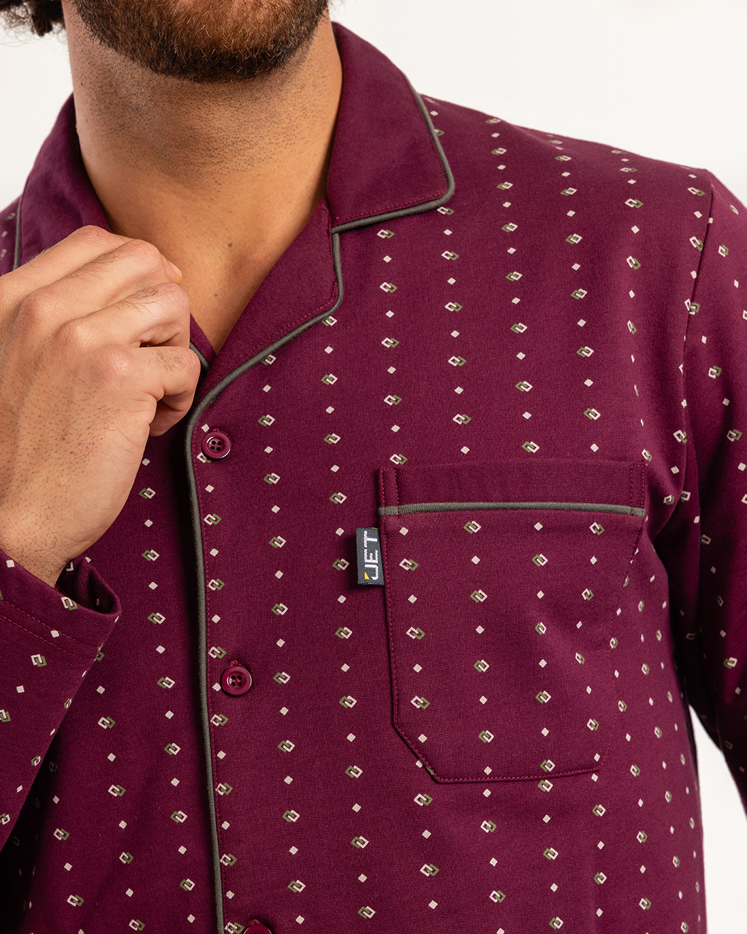 بيجاما رجالى ميلتون زراير بنطلون