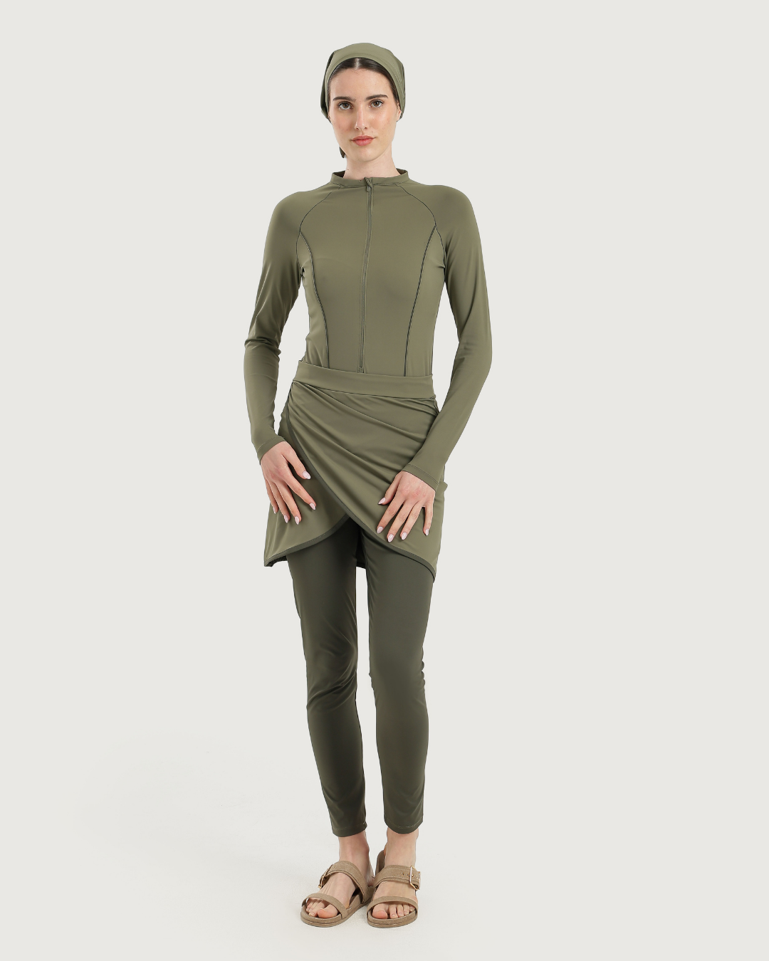 Women burkini 2 pieces