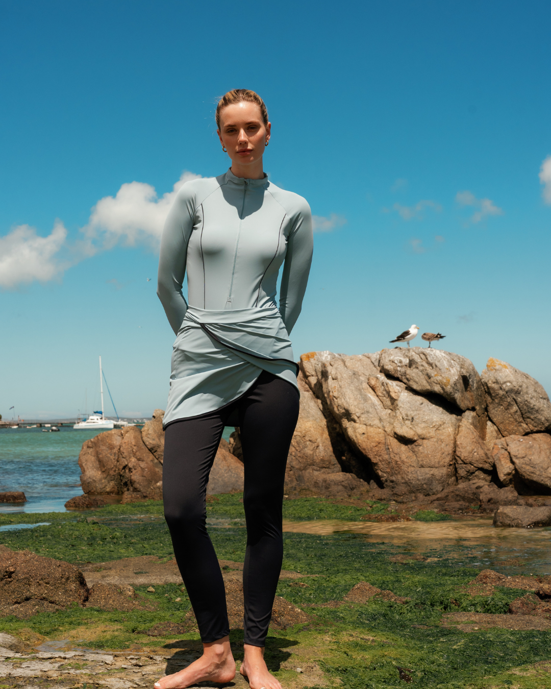 Women burkini 2 pieces