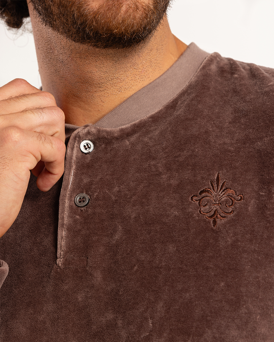 بيجاما رجالى قطيفة سادة