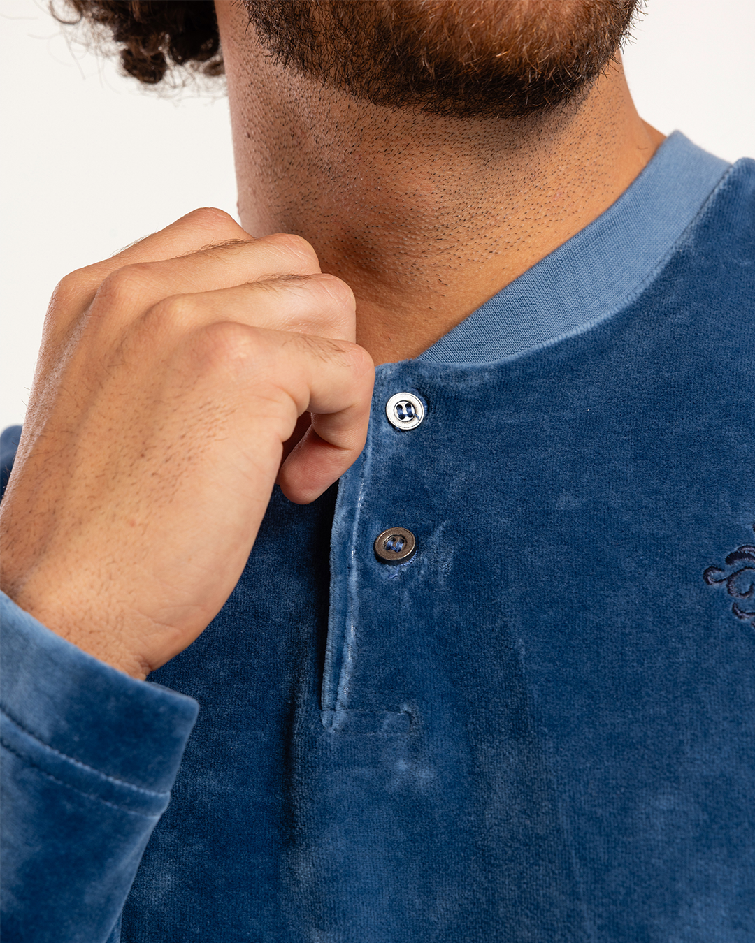 بيجاما رجالى قطيفة سادة