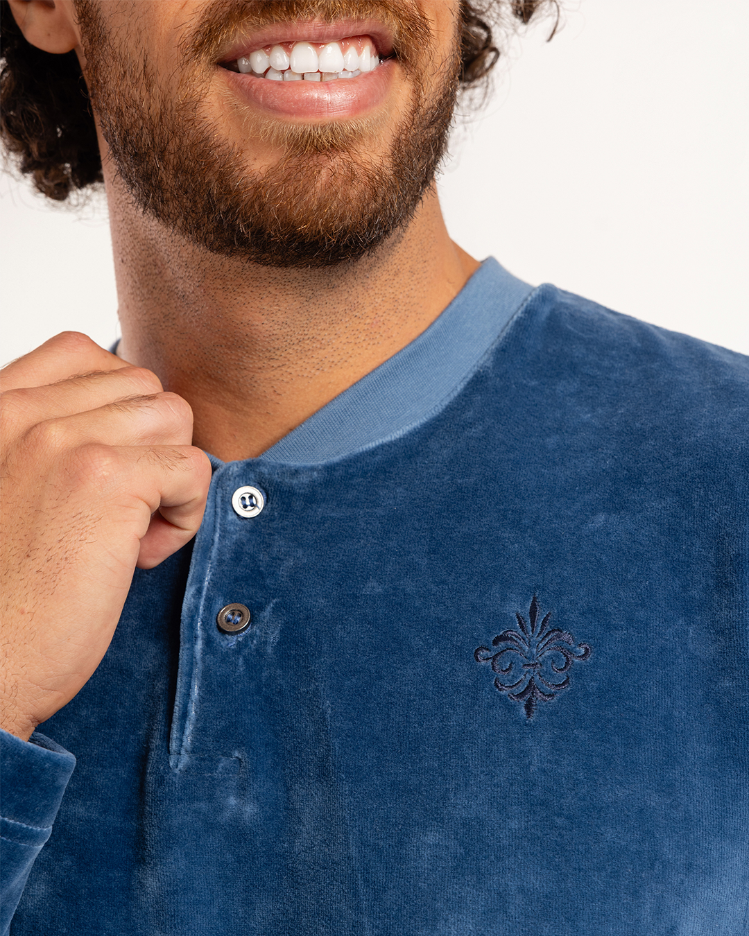 بيجاما رجالى قطيفة سادة