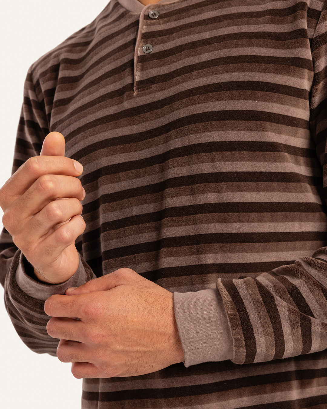 بيجاما رجالى قطيفة بنطلون ساده