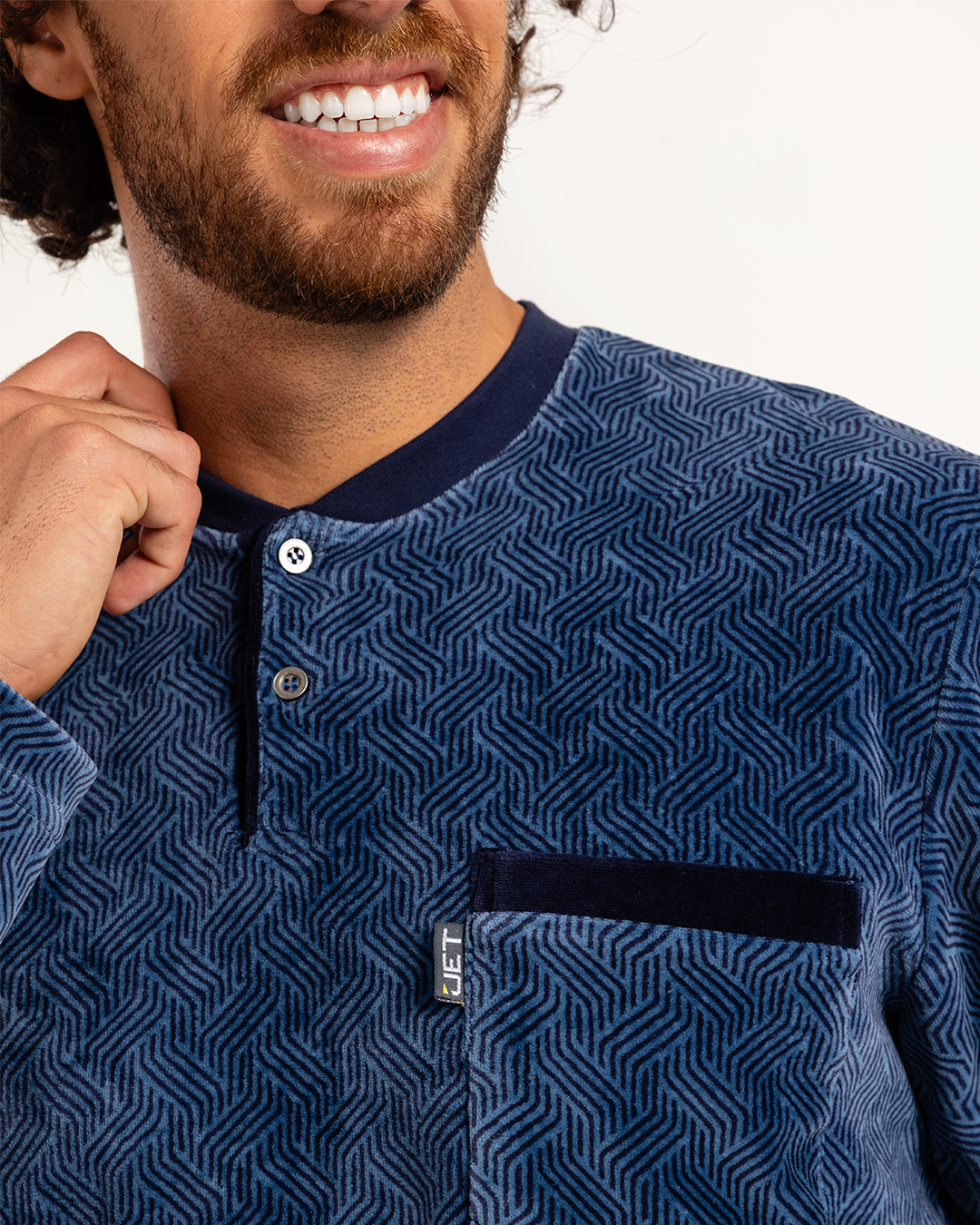 بيجاما رجالى قطيفة بنطلون ساده