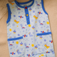 Baby romper with space dinosaurs