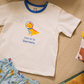Baby outfit with space dinosaurs