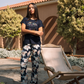 porcelainبيجامه حريمي بدانتيل طباعة