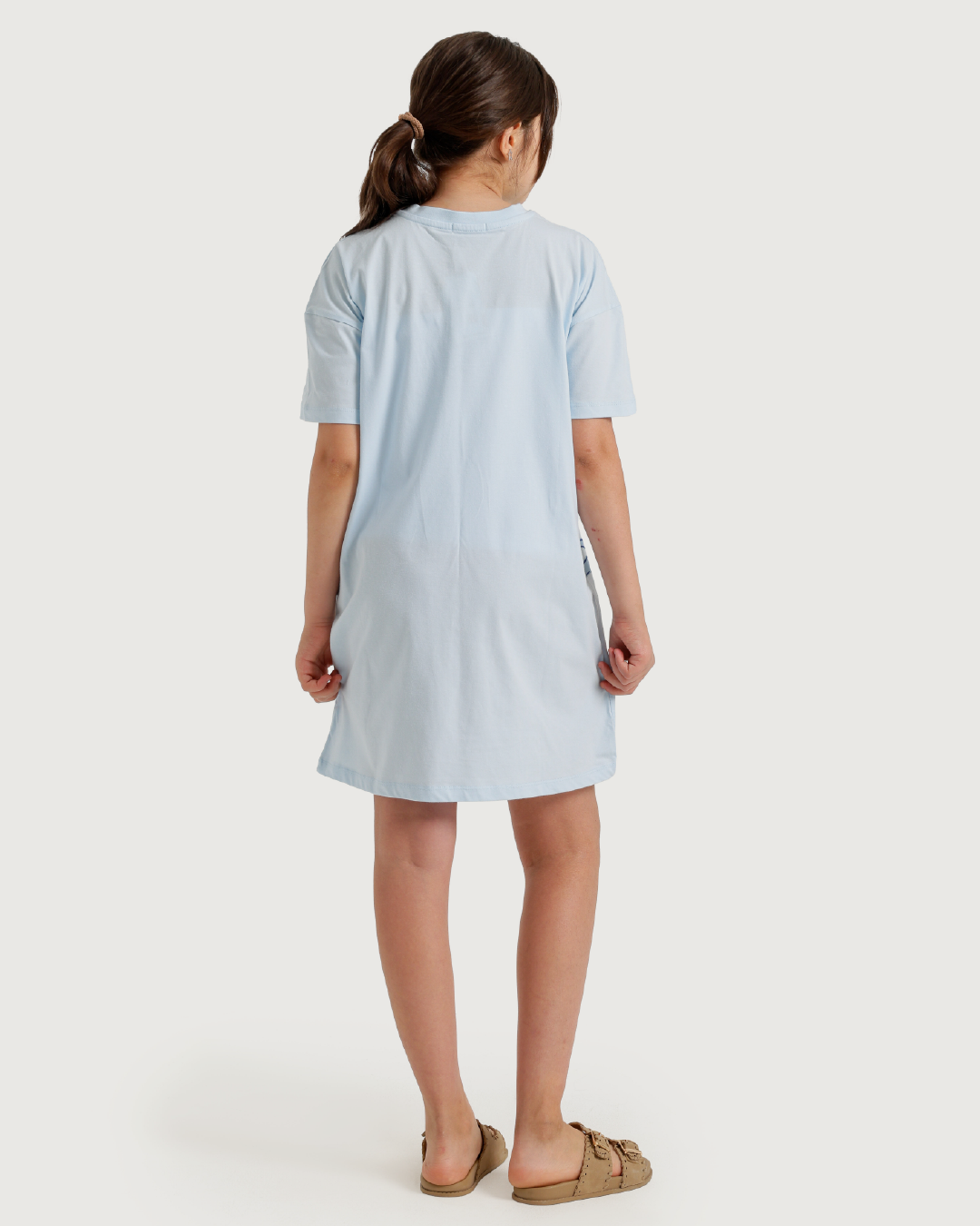 Oversized Girls' Nightshirt with a Fun Print