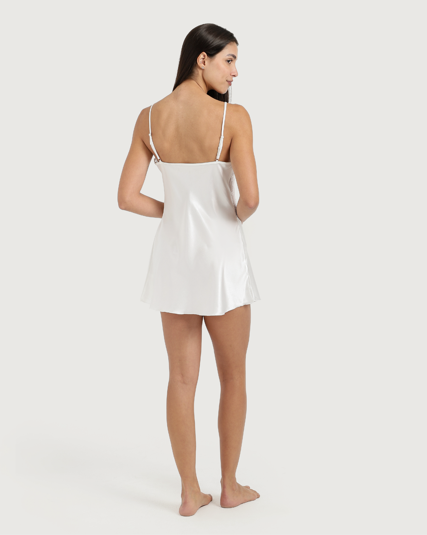 طقم ستان قميص قصير و روب