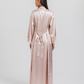 Satin Set Long Shirt and Robe