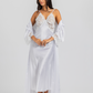 Satin Set Long Shirt and Robe