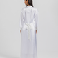 Satin Set Long Shirt and Robe