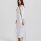 Satin Set Long Shirt and Robe