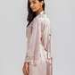 Satin Set Long Shirt and Robe