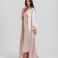 Satin Set Long Shirt and Robe