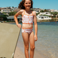 Girls' Two-Piece Seashell Swimsuit