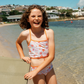 Girls' Two-Piece Seashell Swimsuit