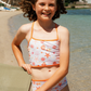 Girls' Two-Piece Seashell Swimsuit