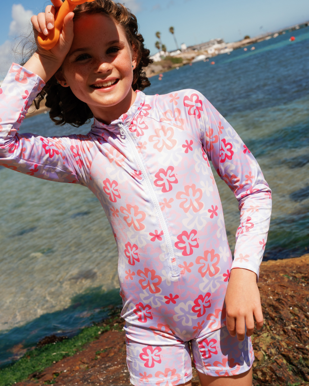 مايوه بناتي  الورود الرائعه