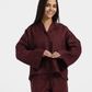 Chic Women's Linen Set with Buttons