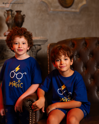 My boys' pajamas, Harry Potter shorts