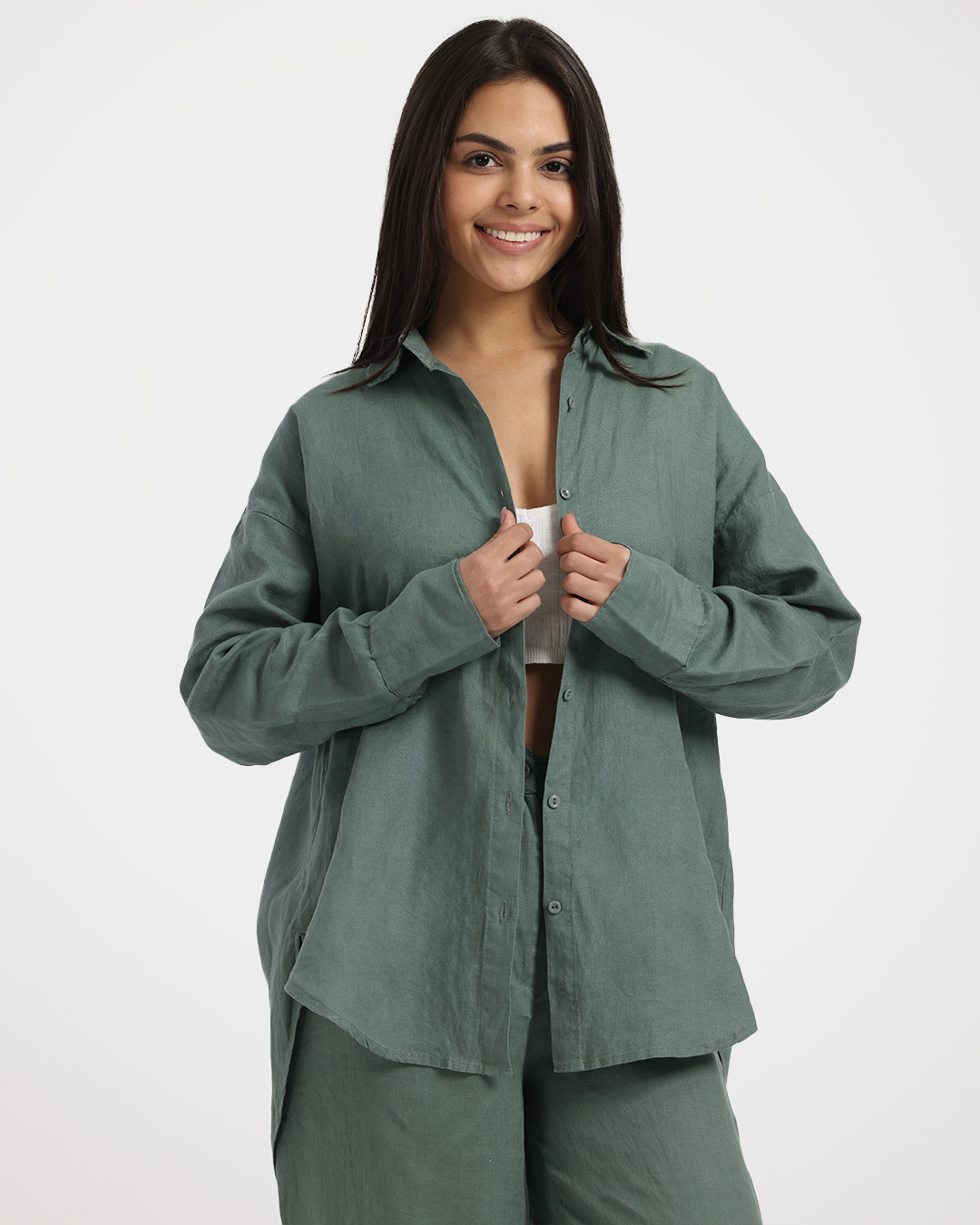 قميص حريمي بخامة الكتان