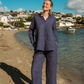 Women's Shirt in Linen Fabric