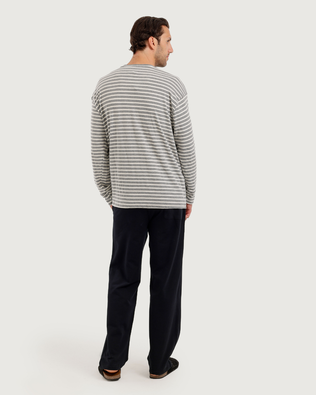 Relax in Style Men Striped Pajama