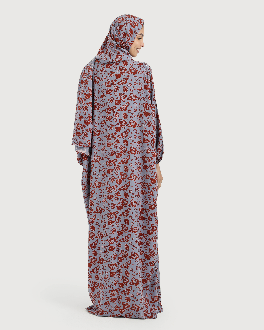 Printed Viscose Abaya 12