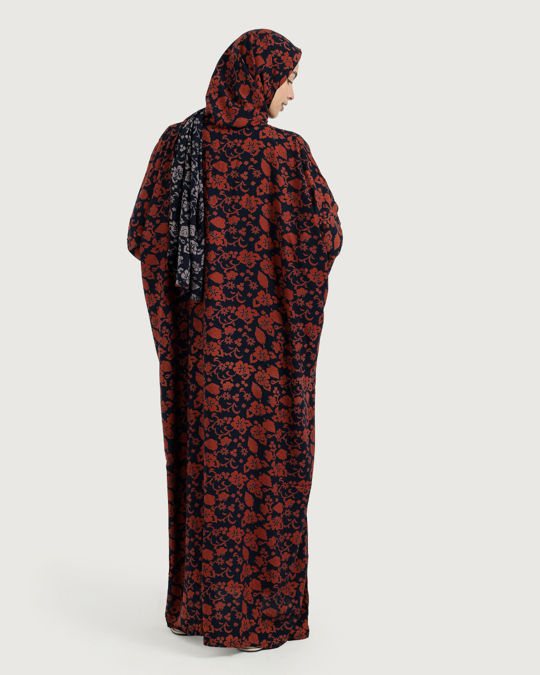 Printed Viscose Abaya 12