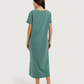 Long Women's Nightshirt with Chest Print