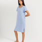 Women's Printed Short Nightshirt