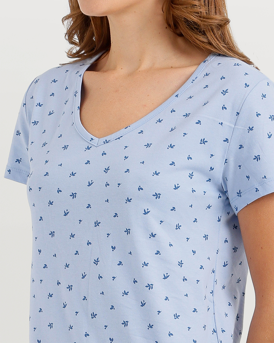 Women's Printed Long Nightshirt