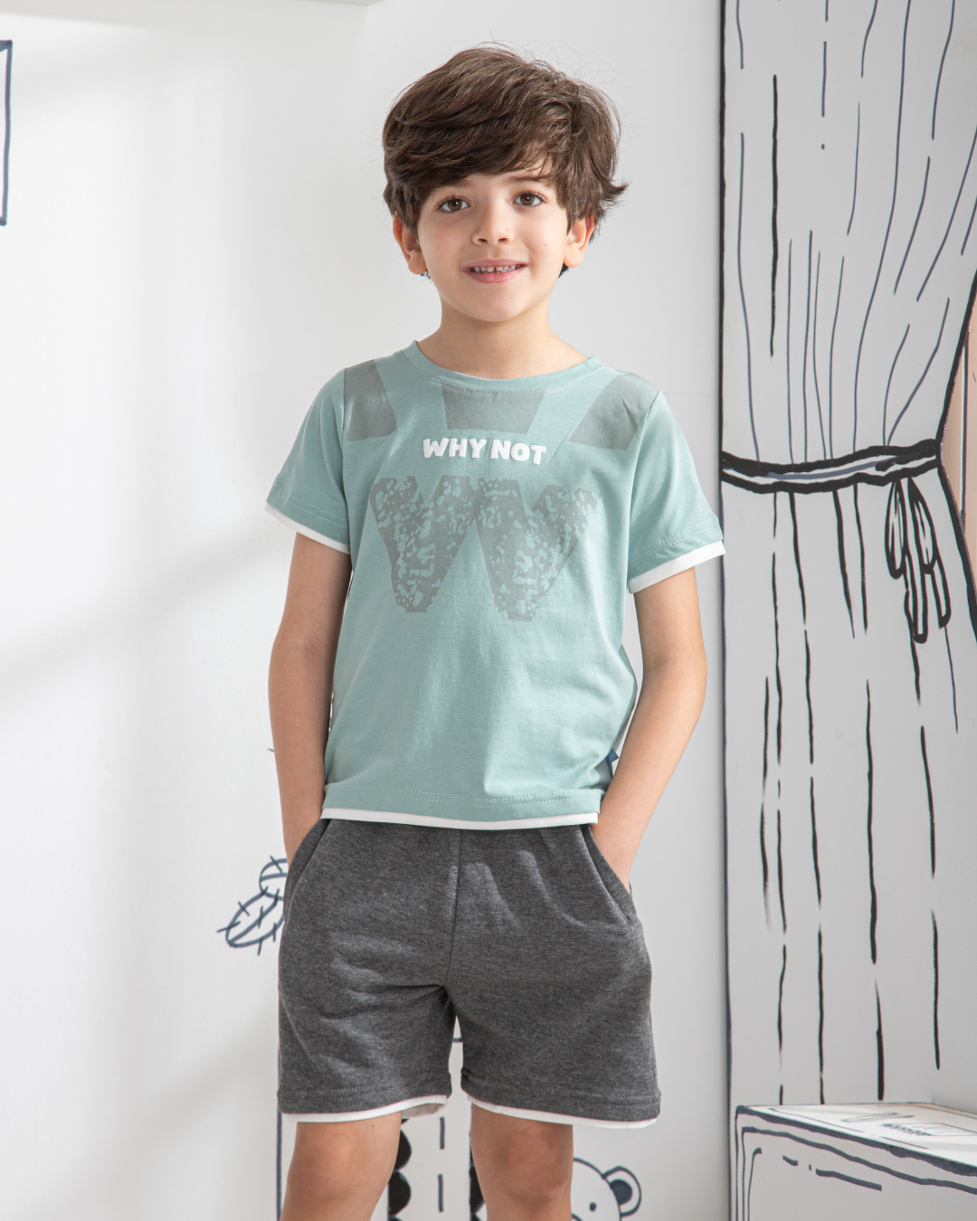 Why not بيجاما أولادي نُص كُم