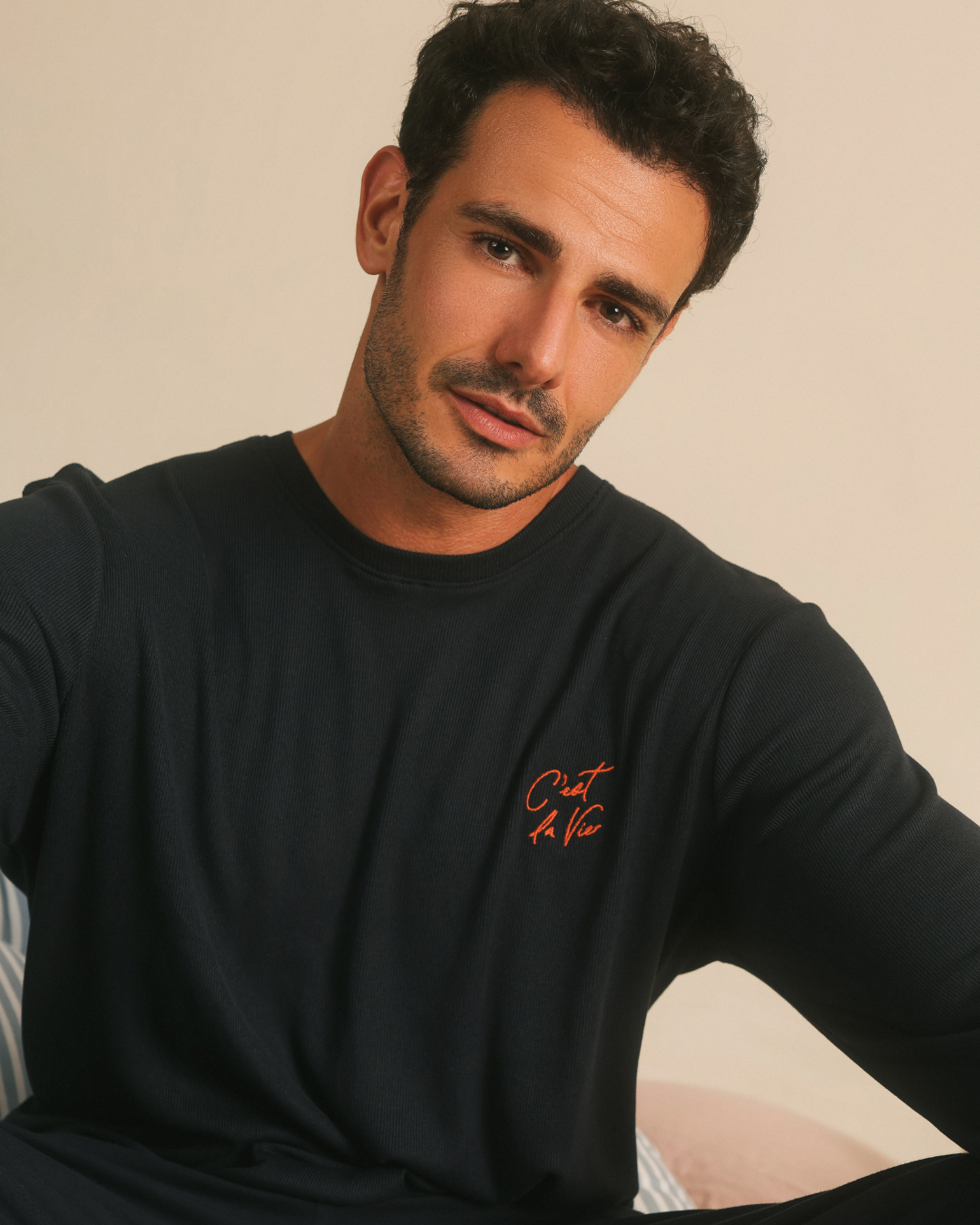 Long-Sleeve Crewneck Lounge Set