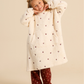 Rosebud Allover Embroidered Girls Wearable Blanket