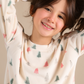 Winter Pink Trees Girls Pajama